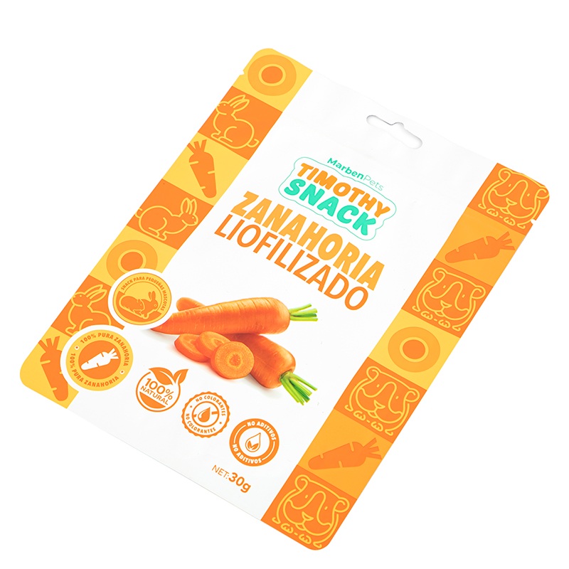 Bolsa de comida para gatos con cremallera