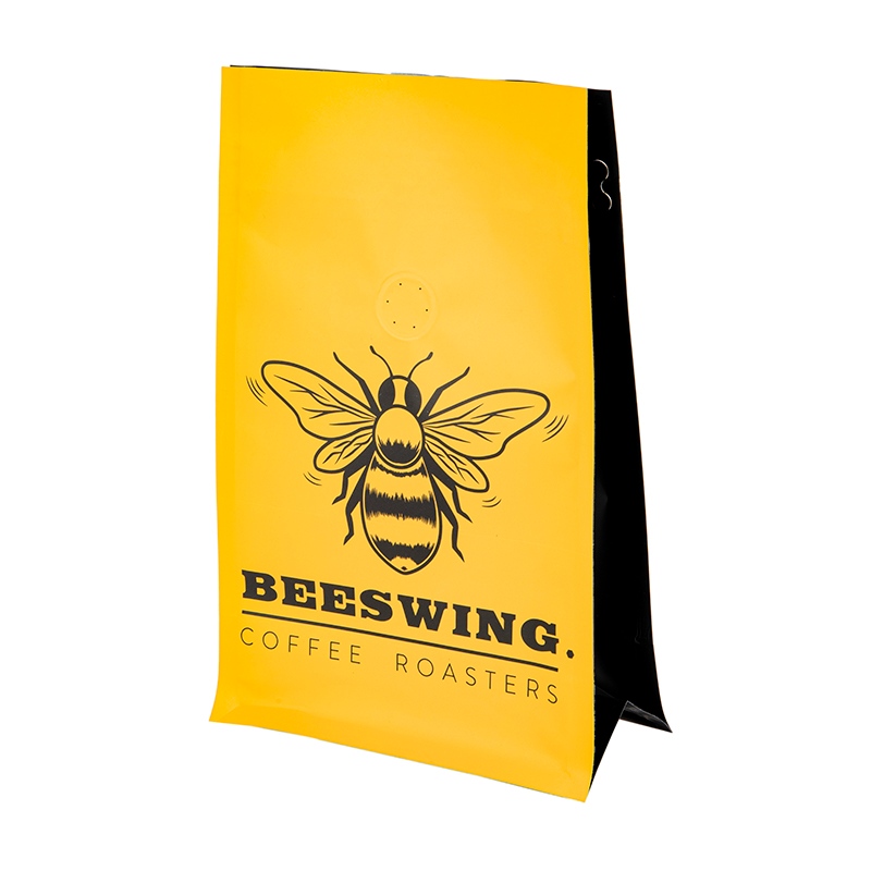 Bolsa de fondo plano para granos de café