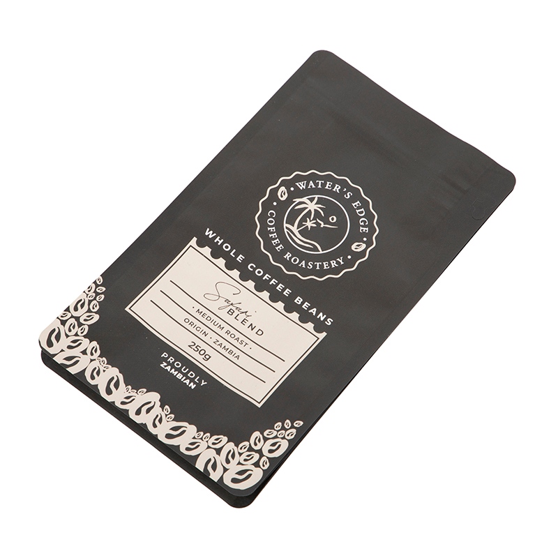 Bolsa de café en polvo con cremallera