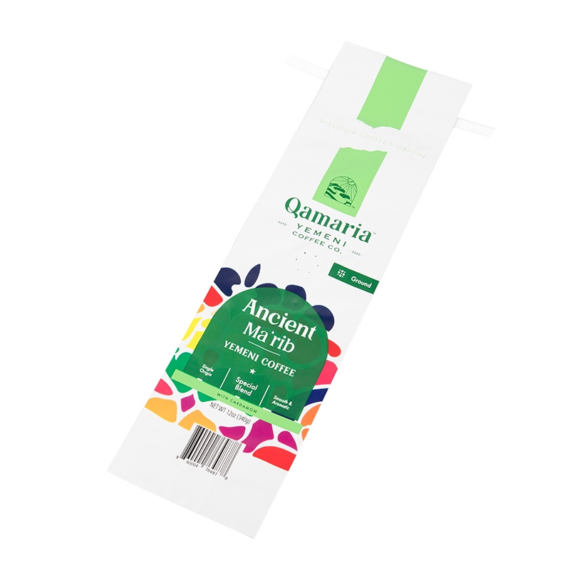 Bolsa sellada cuádruple de café en polvo