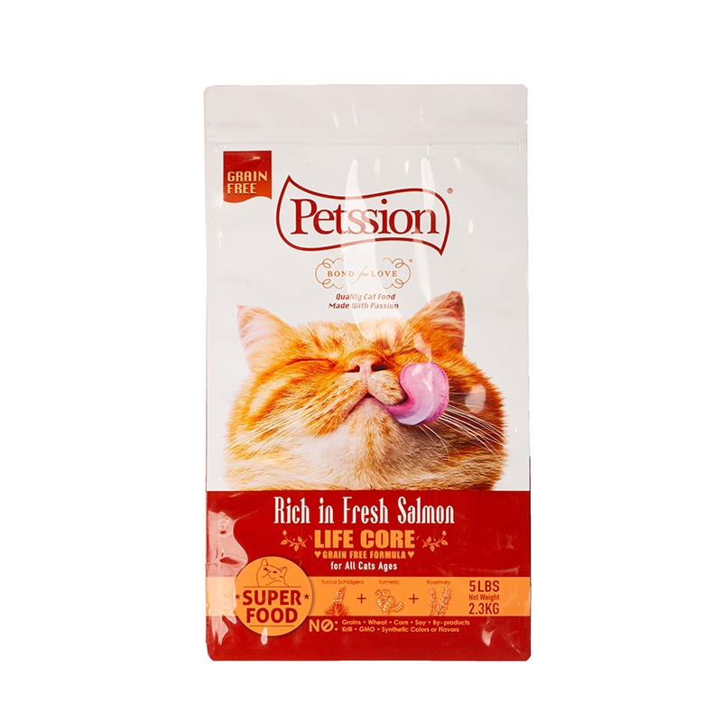 Bolsa de comida para perros con cremallera