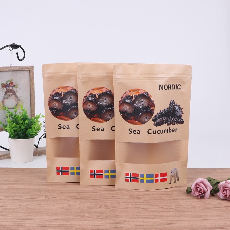 Bolsa de papel Kraft Doypack