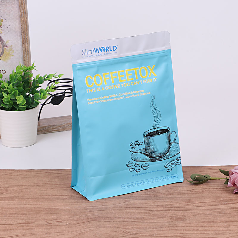 Bolsa de fondo plano de grano